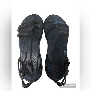 Crocs flat sandal brown size 6 New